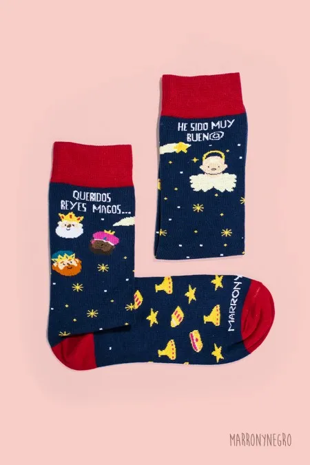 Producto: Calcetines Reyes Magos - Marronynegro
