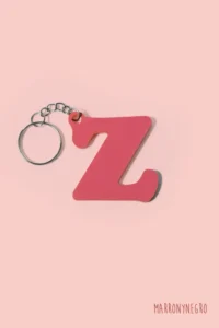 Producto: Llavero Inicial Z - Marronynegro