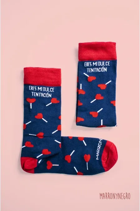 Producto: Calcetines Mi dulce tentación - Marronynegro