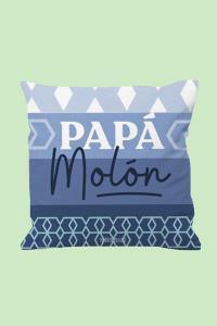 Cojín Reversible con relleno "Papá Molón"