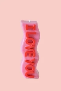 Producto: Vela I Love You Rosa - Marronynegro