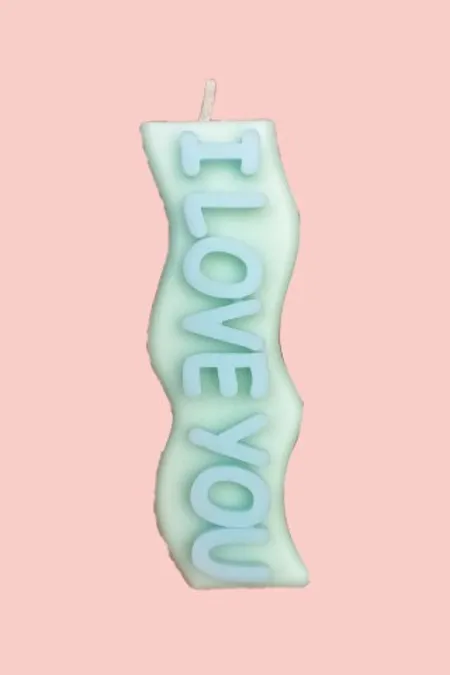 Producto: Vela I Love You Verde - Marronynegro