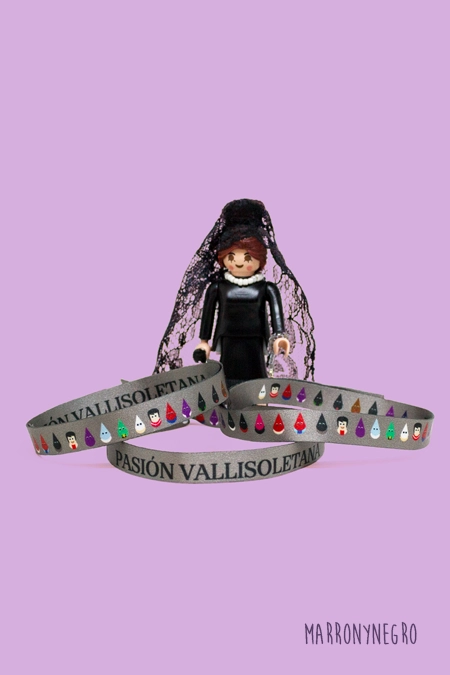Producto: Pulsera Pasión Vallisoletana - Marronynegro