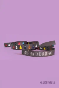 Producto: Pulsera ¡Que sea enhorabuena! - Marronynegro