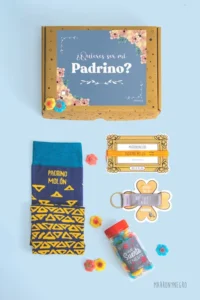 Producto: Pack ¿Quieres Ser Mi Padrino? - Marronynegro