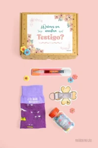 Producto: Pack ¿Quieres Ser Mi Testigo? – Chica - Marronynegro