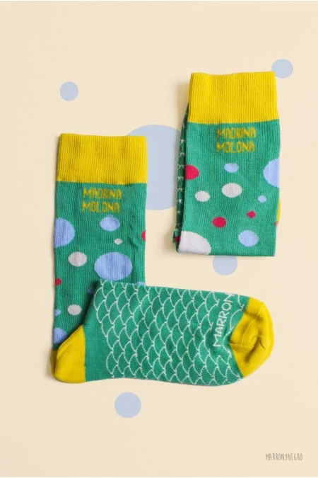 Producto: Calcetines Madrina molona - Marronynegro