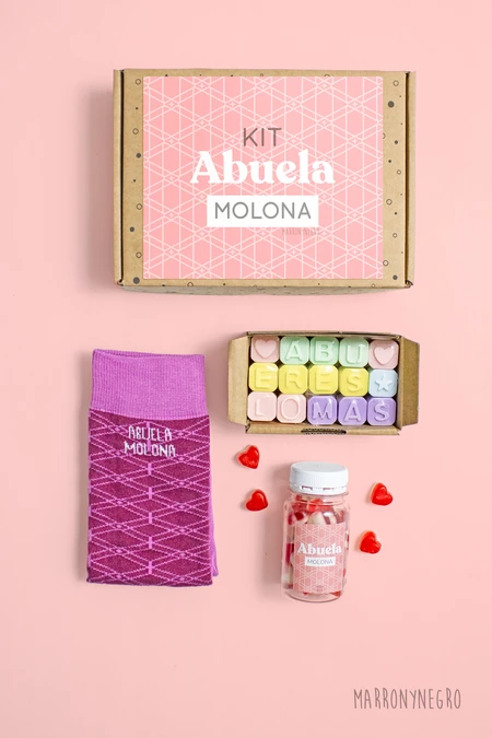Producto: Pack Abuela Molona + jabones - Marronynegro
