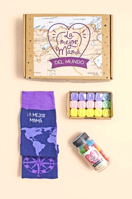 Producto: Pack La Mejor Mamá + Jabones - Marronynegro