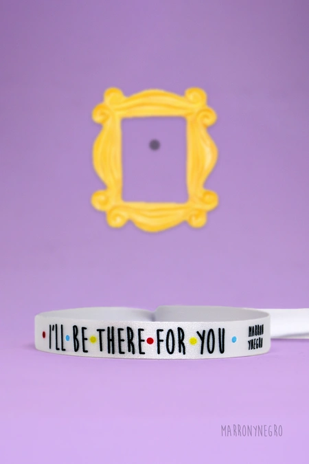 Producto: Pack Especial Alumnos: 20 pulseras I’ll be there for you - Marronynegro