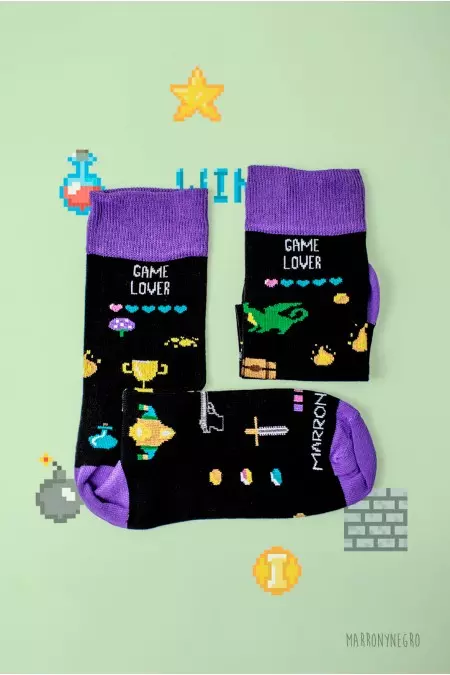 Producto: Calcetines Game Lover - Marronynegro