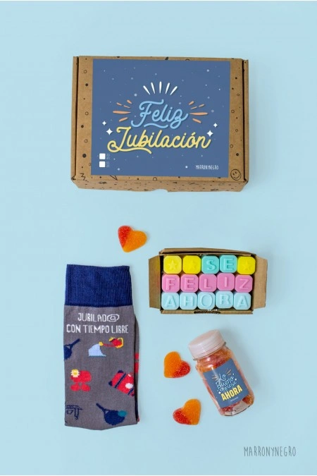 Producto: Pack Feliz Jubilación + Jabones - Marronynegro