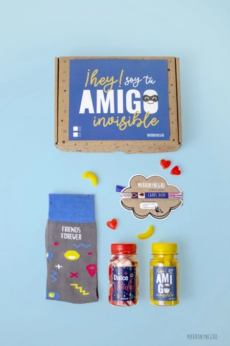 Producto: Pack Especial Amig@ Invisible - Marronynegro