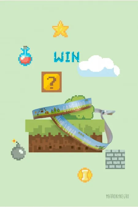 Producto: Pulsera Game Lover - Marronynegro