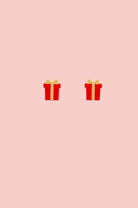 Producto: Pendientes Mini Regalos - Marronynegro