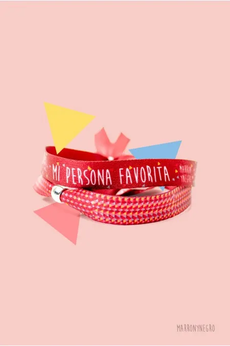 Producto: Pulsera Mi Persona Favorita - Marronynegro