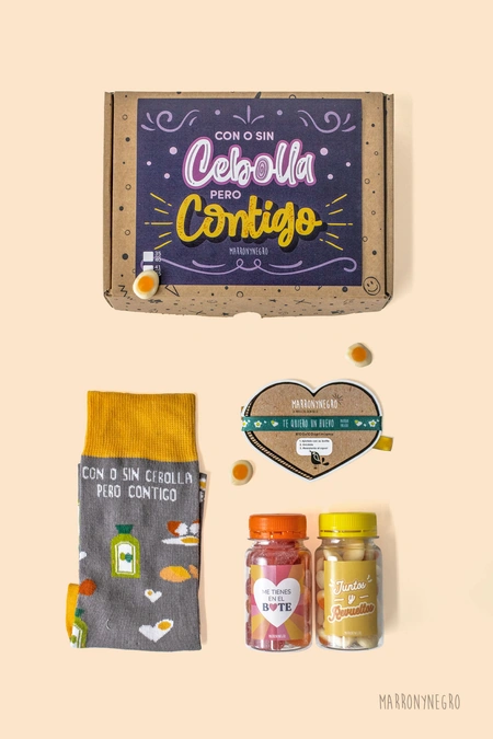 Producto: Pack Con O Sin Cebolla Pero Contigo - Marronynegro