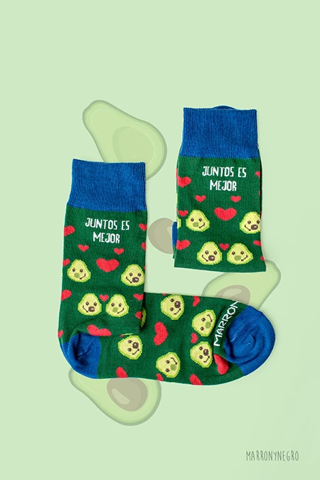 Producto: Calcetines Juntos Es Mejor - Marronynegro