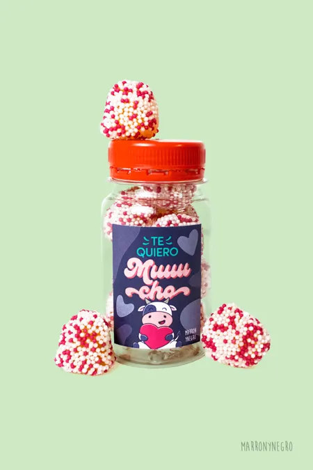 Producto: Pildorero Te Quiero Muuucho - Marronynegro