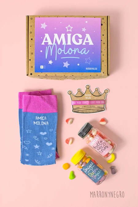 Producto: Pack Amiga Molona - Marronynegro