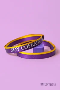 Producto: Pulsera Soy Cofrade - Marronynegro