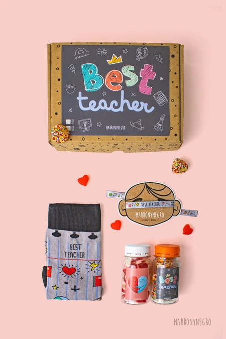 Producto: Pack Best Teacher - Marronynegro