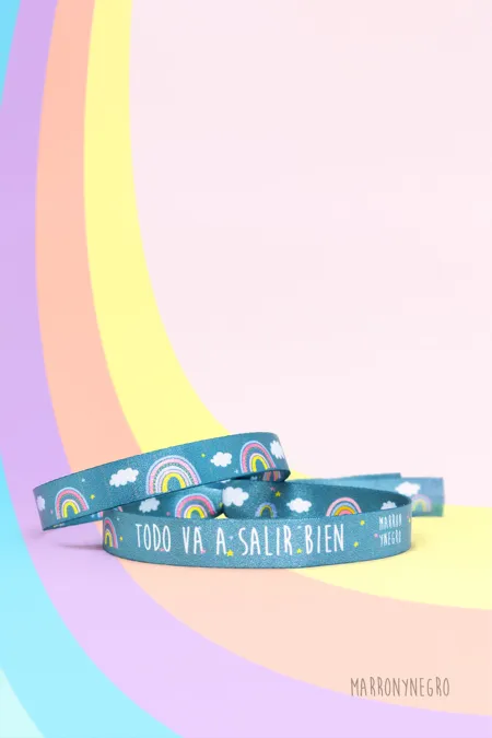 Producto: Pulsera Todo Va A Salir Bien - Marronynegro