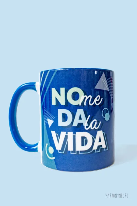 Producto: Taza No me da la vida - Marronynegro