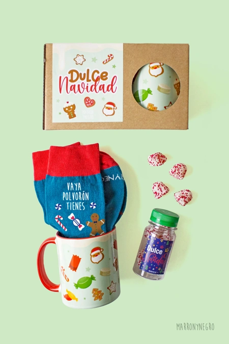 Producto: Pack taza Dulce Navidad - Marronynegro