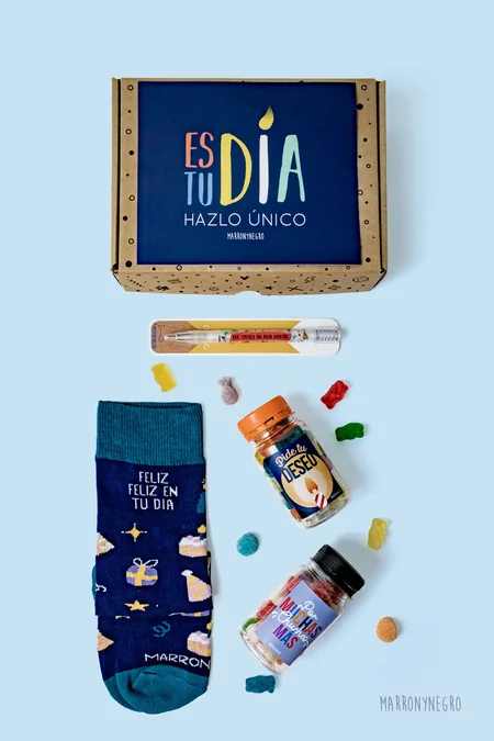 Producto: Pack Cumpleaños Es tu día, hazlo único - Marronynegro