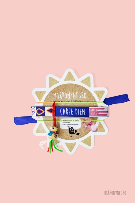 Producto: Pack 3 Pulseras de la Suerte Carpe Diem - Marronynegro