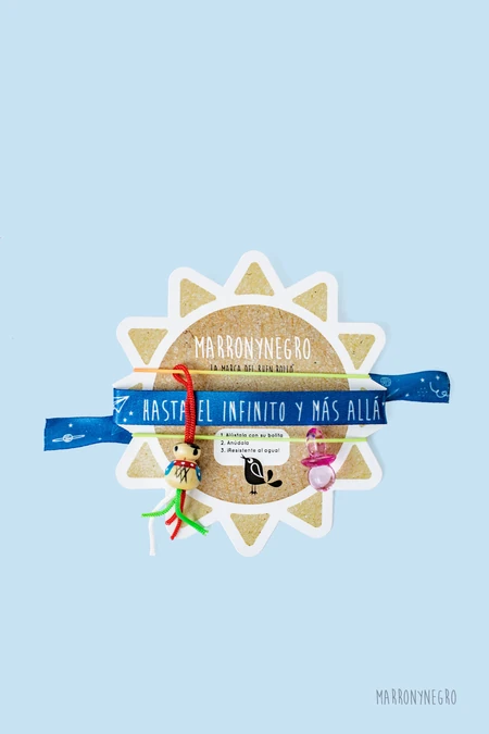 Producto: Pack 3 Pulseras de la Suerte Hasta el infinito y más allá - Marronynegro