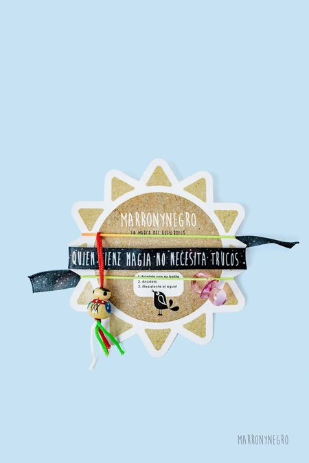 Producto: Pack 3 Pulseras de la Suerte Quien Tiene Magia No Necesita Trucos - Marronynegro