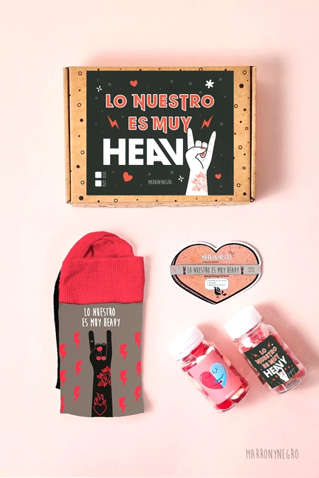 Producto: Pack Lo Nuestro Es Muy Heavy - Marronynegro