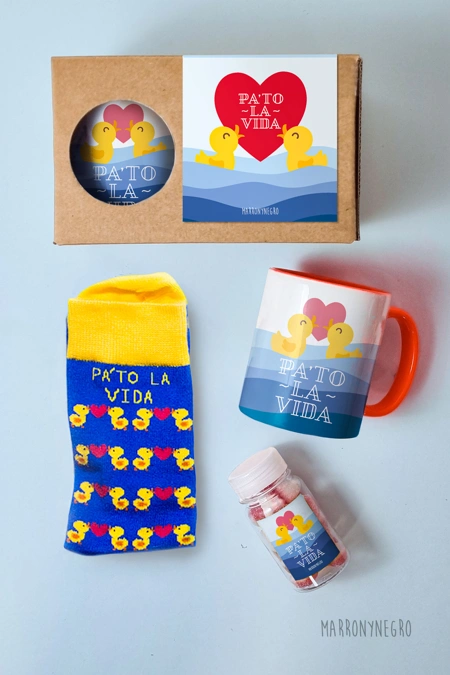 Producto: Pack Taza Pa To la Vida - Marronynegro