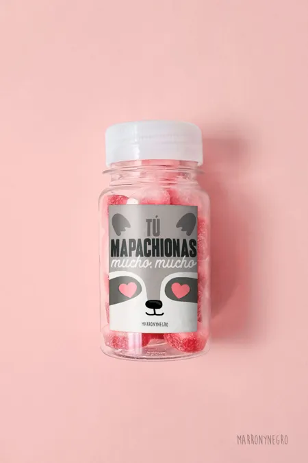 Producto: Pildorero Tú Mapachionas - Marronynegro