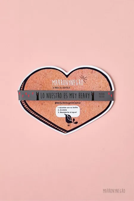 Producto: Pulsera Lo Nuestro Es Muy Heavy - Marronynegro