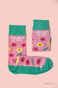 Producto: Calcetines Mamá, Gracias Por Tanto - Marronynegro