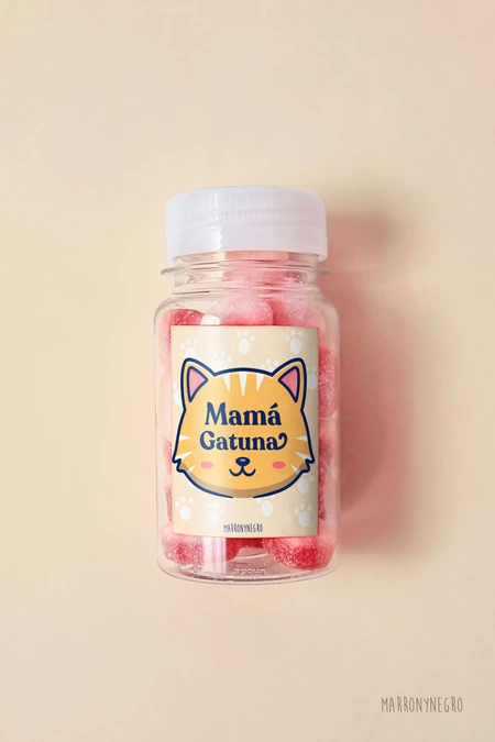 Producto: Pildorero Mamá Gatuna - Marronynegro