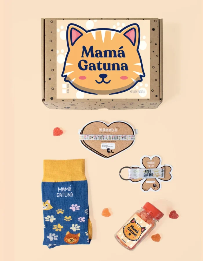 Producto: Pack Mamá Gatuna - Marronynegro