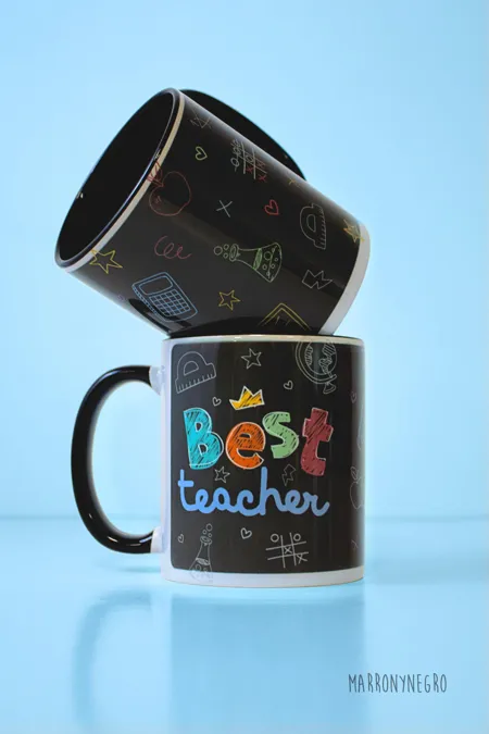 Producto: Taza Best Teacher - Marronynegro