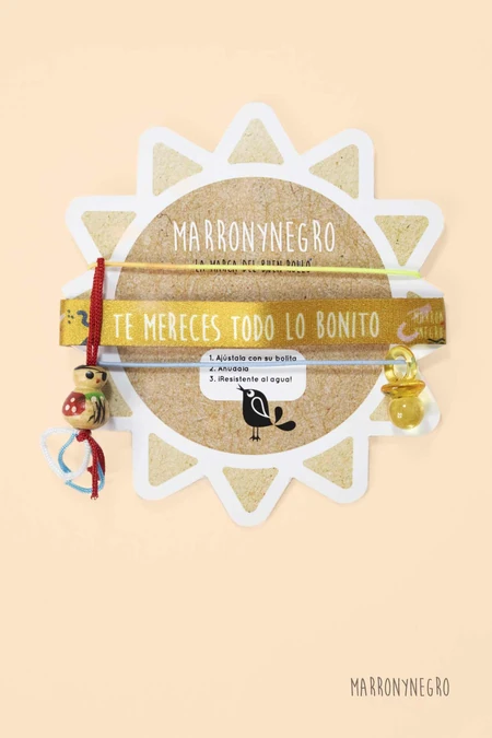 Producto: Pack 3 Pulseras de la Suerte Te mereces todo lo bonito - Marronynegro