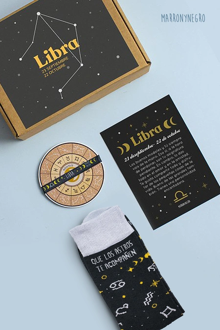 Producto: Pack Horóscopo Libra - Marronynegro