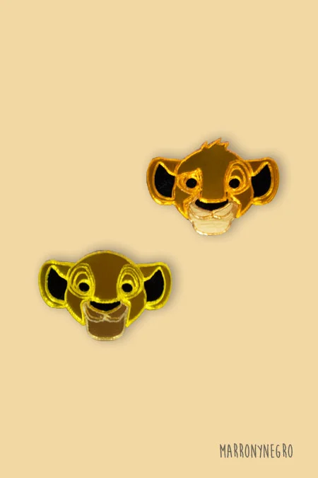 Producto: Pendientes Mini El Rey León - Marronynegro