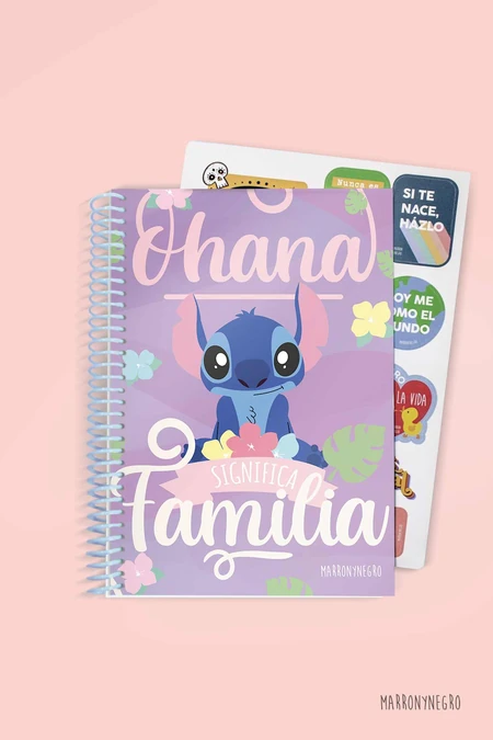 Producto: Cuaderno «OHANA» - Marronynegro