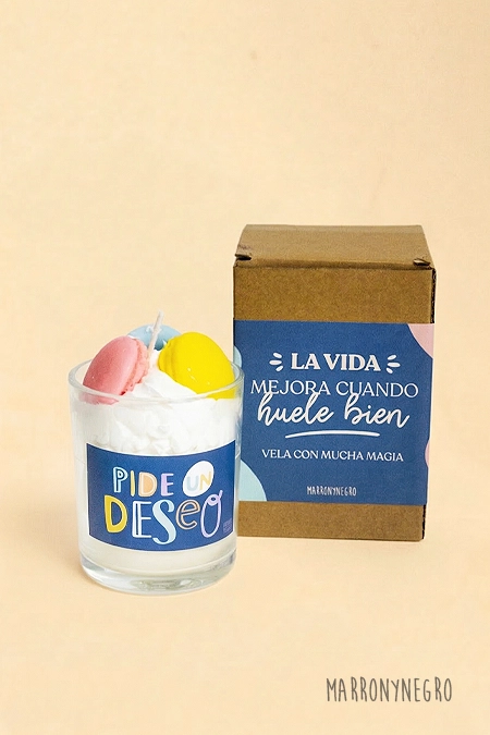 Producto: Vela Pide un deseo - Marronynegro
