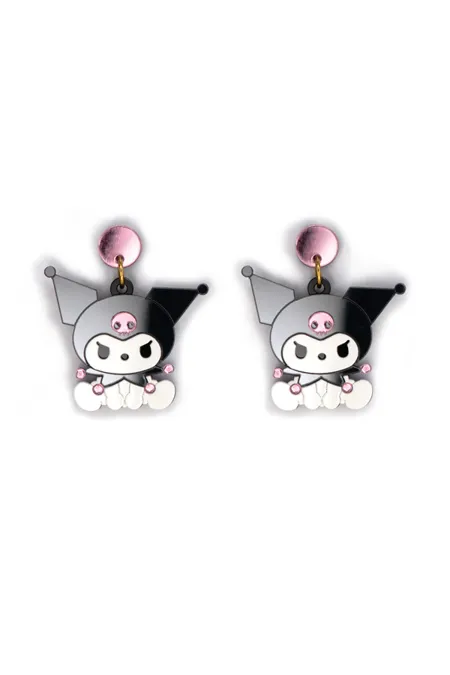 Producto: Pendientes Kuromi - Marronynegro
