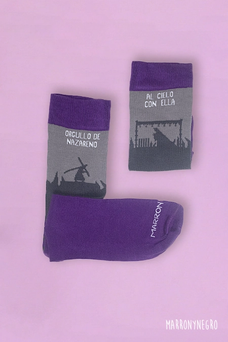 Producto: Calcetines Orgullo nazareno - Marronynegro