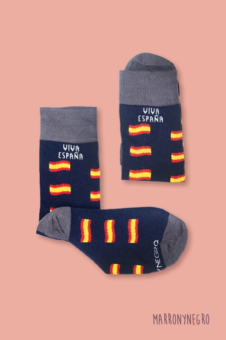 Producto: Calcetines Viva España - Marronynegro