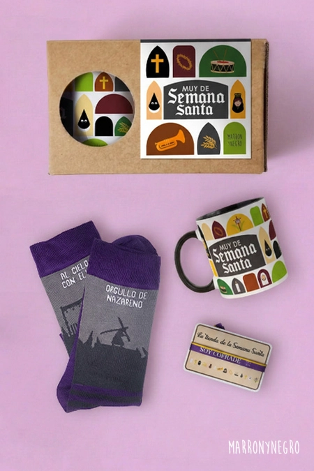Producto: Pack Taza Orgullo de Nazareno - Marronynegro